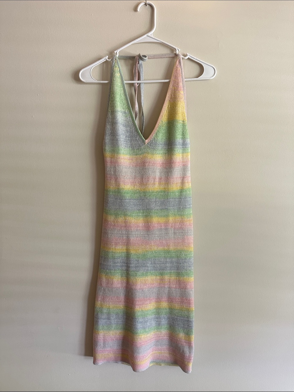 wild fable Pastel Stripe Knit Midi Dress